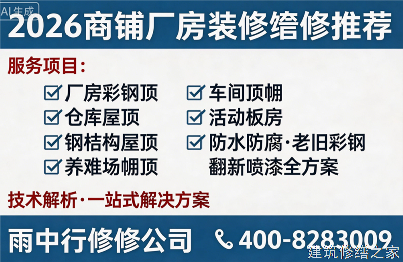 芜湖2026/8南陵县 彩钢瓦屋面防水 哪家专业正规