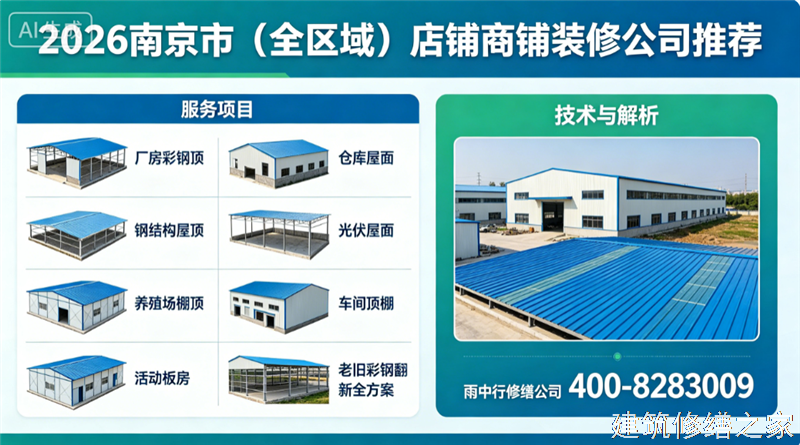 芜湖2026/8新芜区 屋面防水 哪家技术强